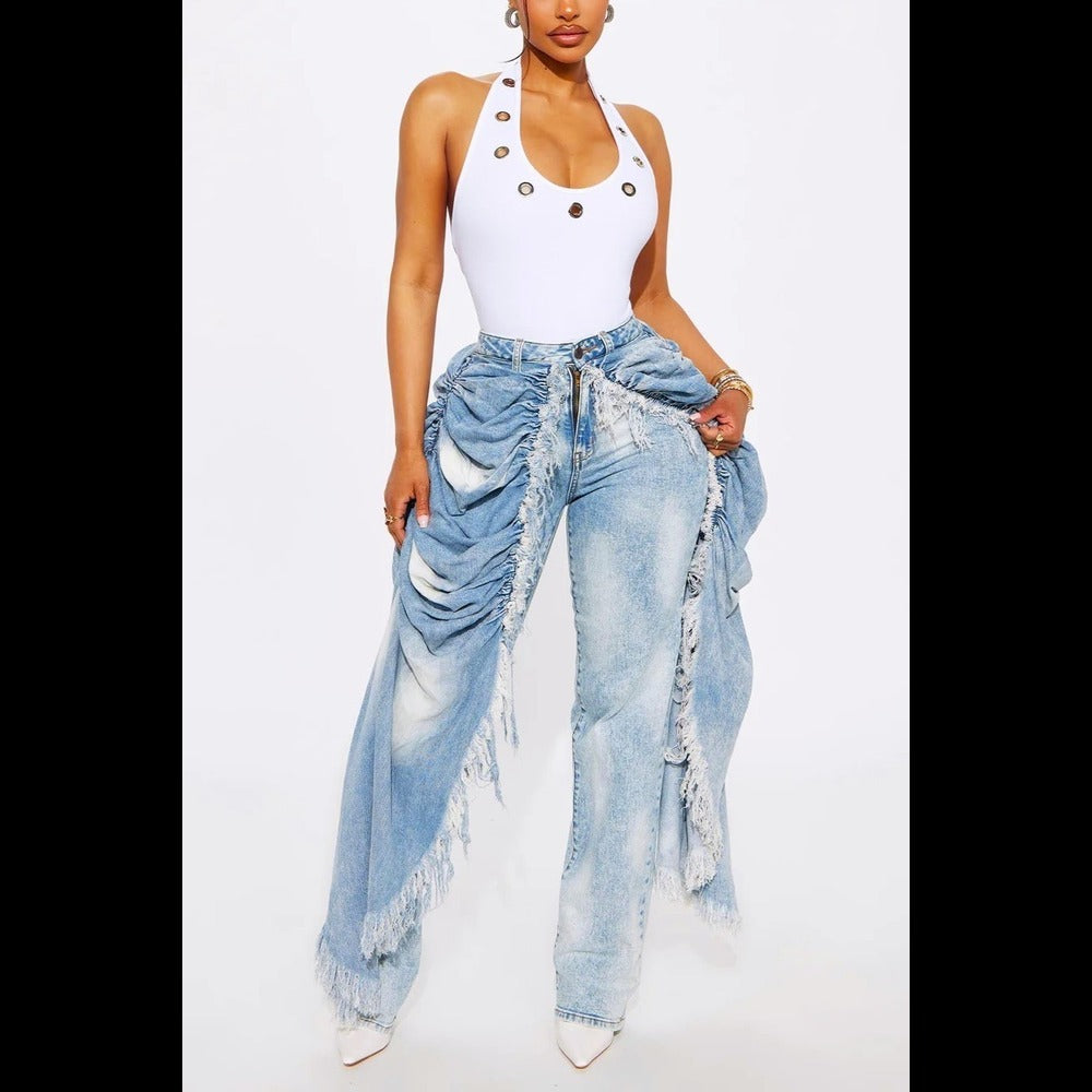 Cascade Jeans with Overlay