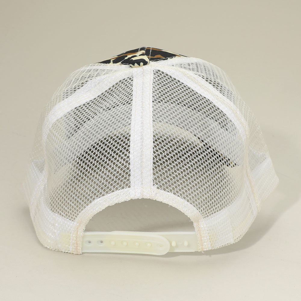 Mesh Leopard Baseball Caps