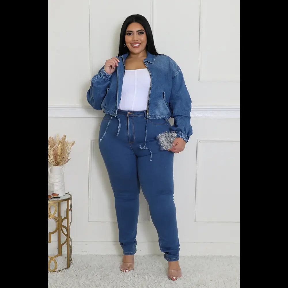 Confidence in Denim Top