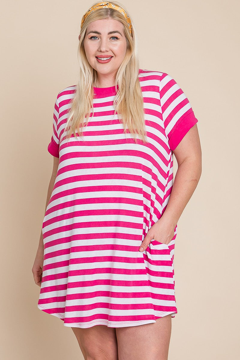 No Stars, All Stripes Dress