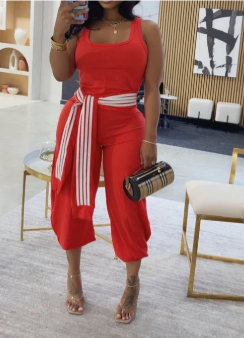 Sporty and Bold Jumpsuit