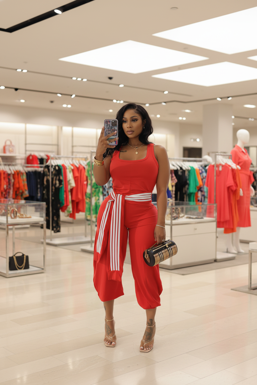 Sporty and Bold Jumpsuit