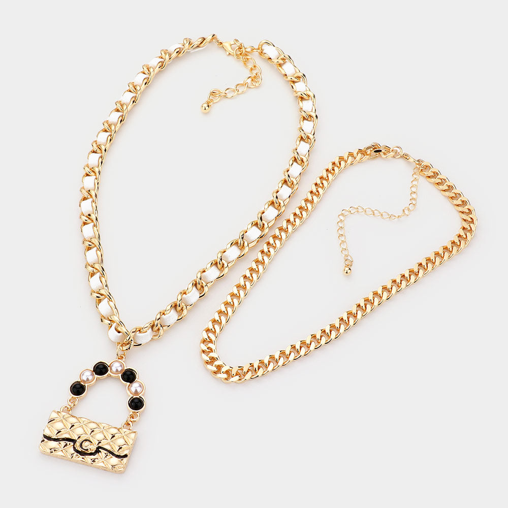 Bag It Necklace Set