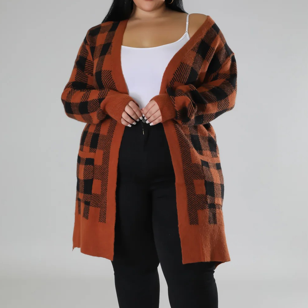 Plaid It Is Cardigan