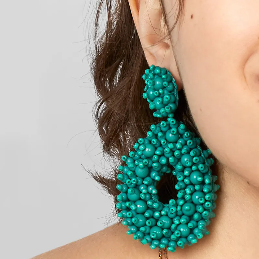 
  
  Beaded Drop Earring
  
