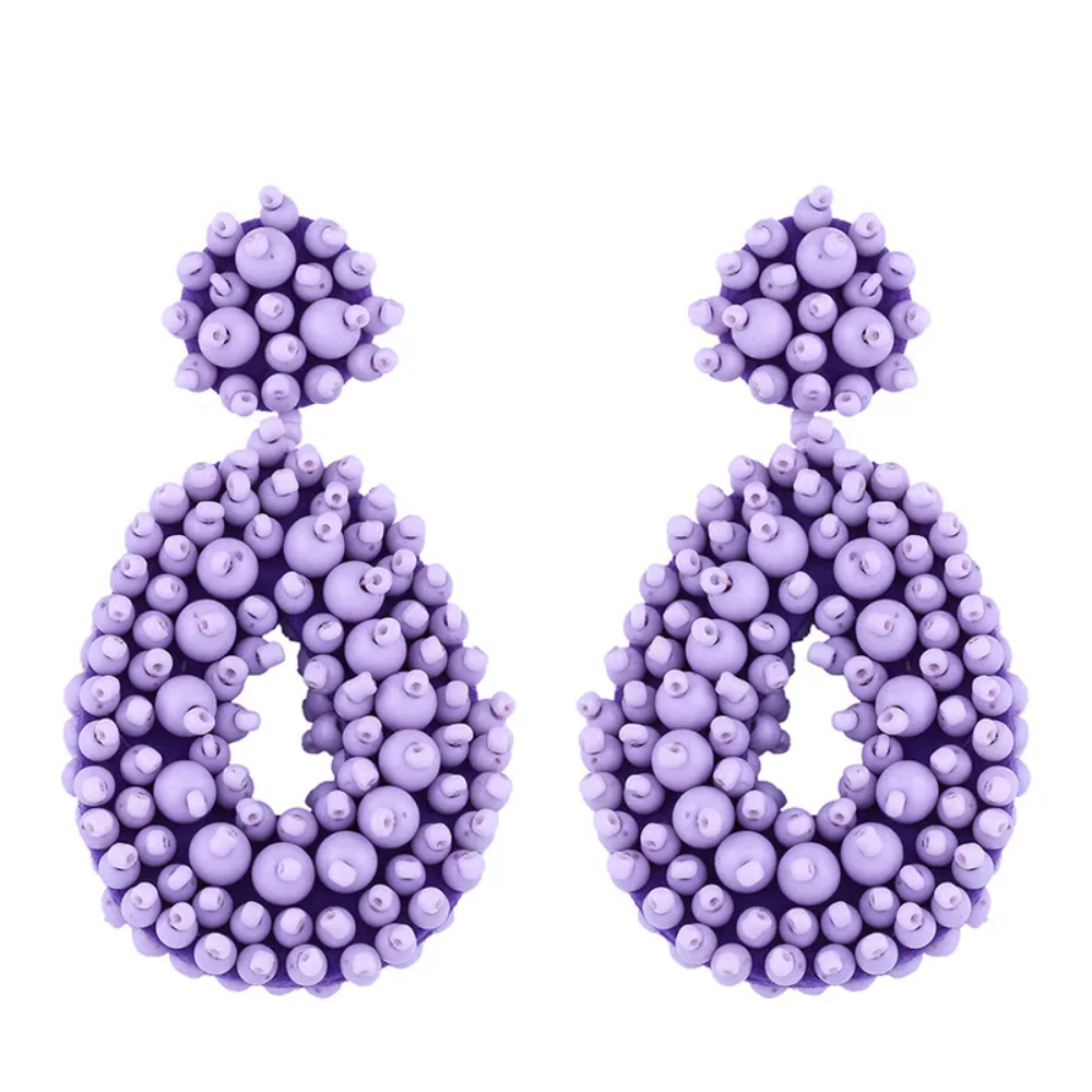 
  
  Beaded Drop Earring
  
