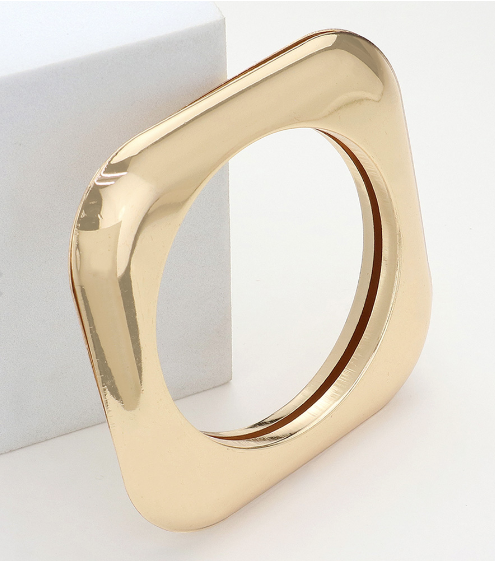 
  
  Golden Square Bracelet
  
