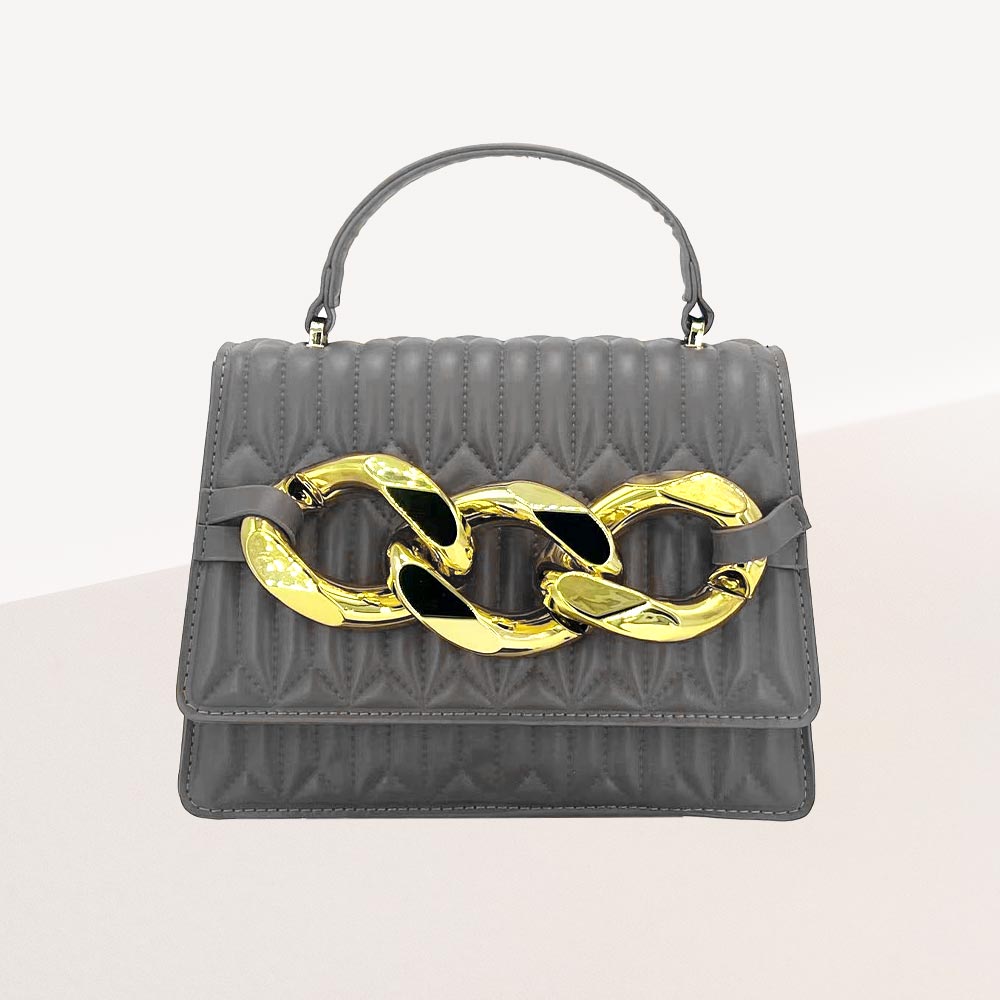 
  
  Chunky Metal Handbag
  
