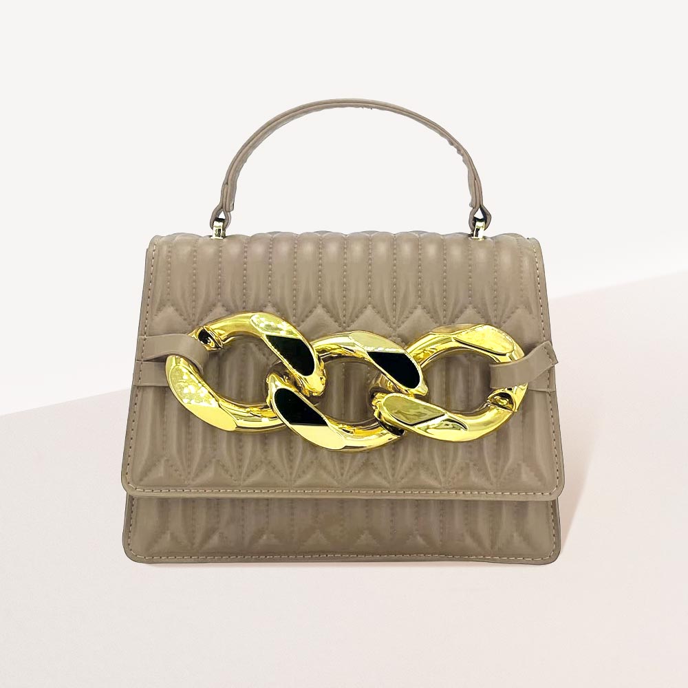 
  
  Chunky Metal Handbag
  
