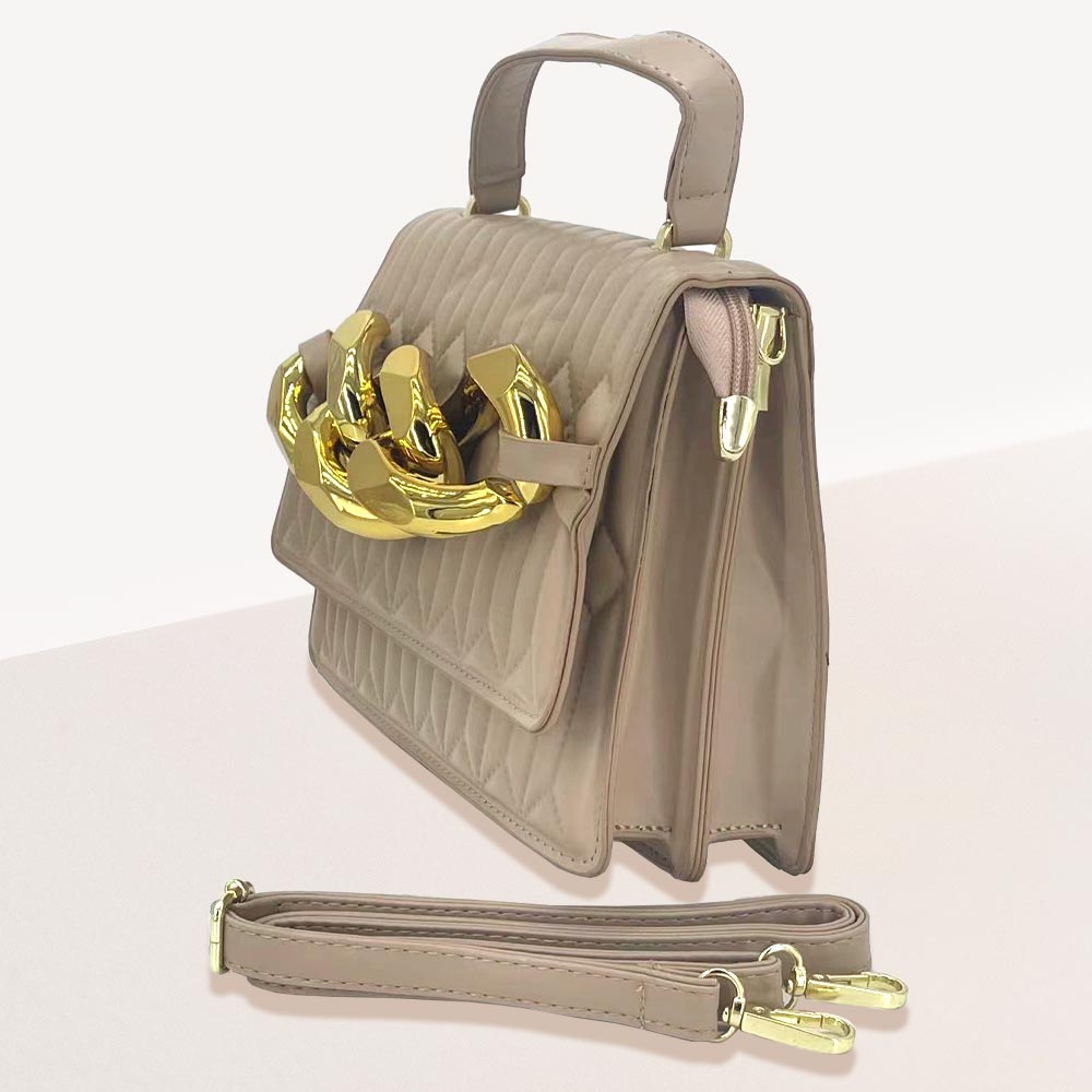 
  
  Chunky Metal Handbag
  
