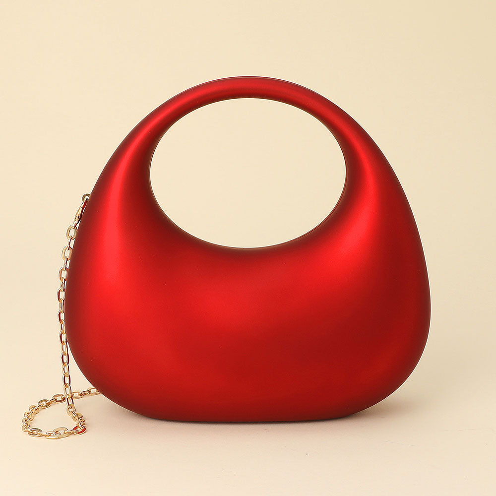 
  
  Matte Crescent Handbag
  
