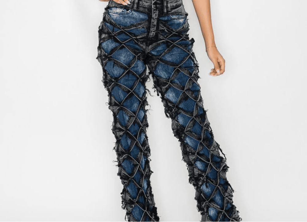 
  
  Lattice Jeans
  
