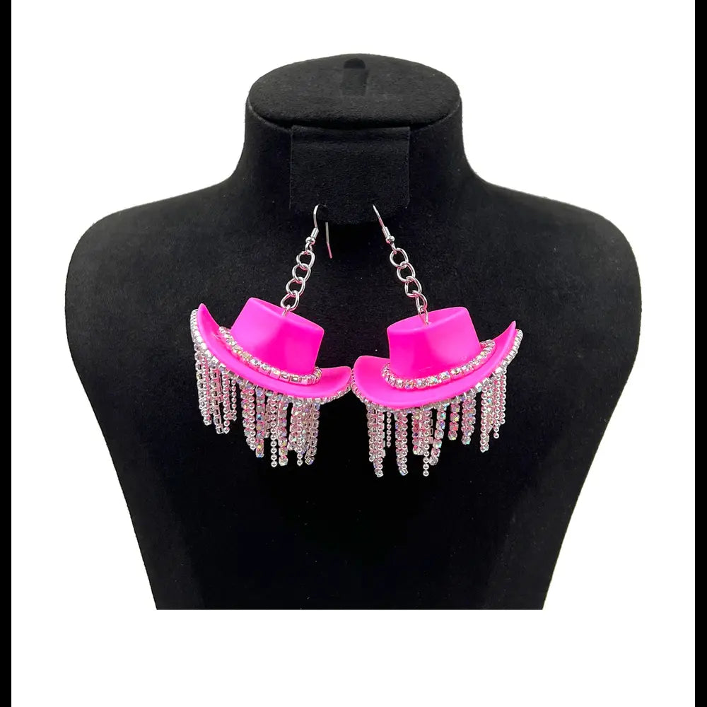 
  
  Pink Cowgirl Earrings
  
