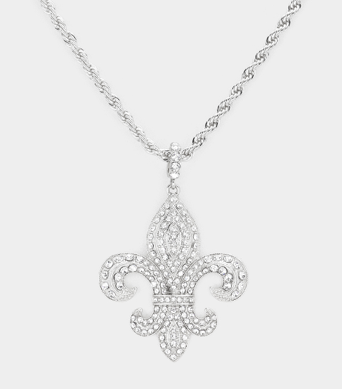 
  
  Fleur de Lis Necklace
  
