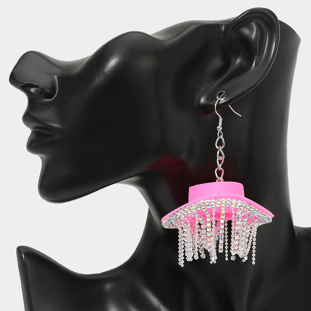 
  
  Pink Cowgirl Earrings
  
