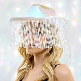 
  
  Holographic Western Hat
  
