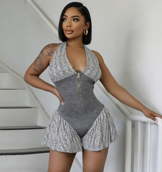 
  
  Kiss Me Goodbye Romper
  
