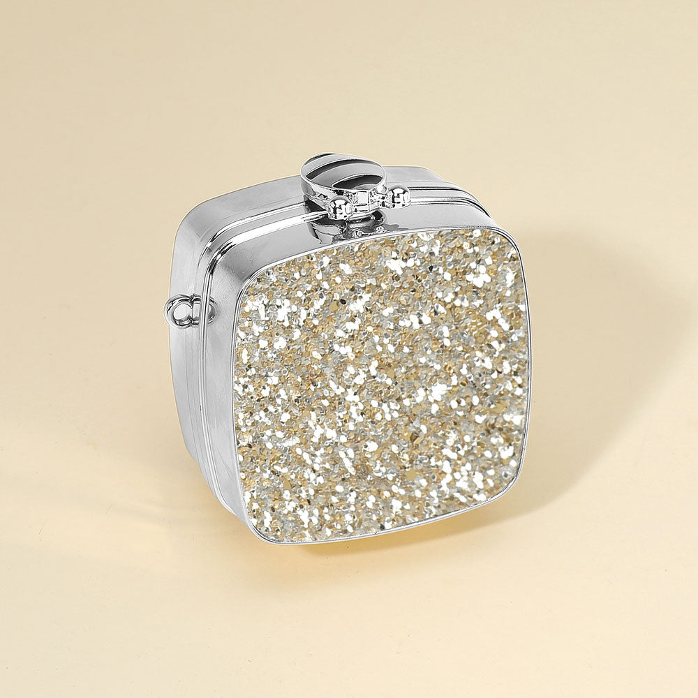 
  
  Glitter All Over Mini Clutch
  
