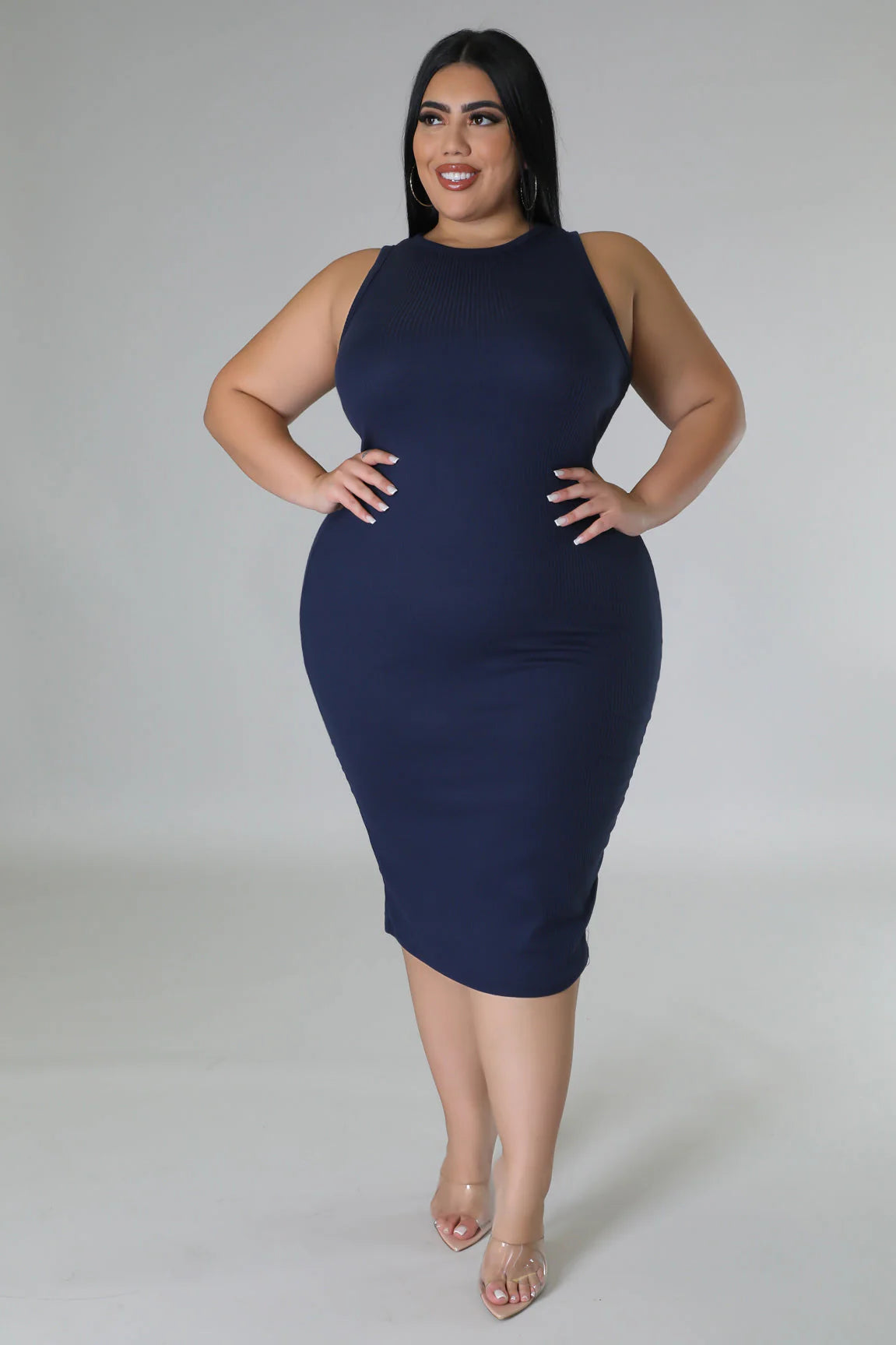 
  
  Navy Blues Dress
  

