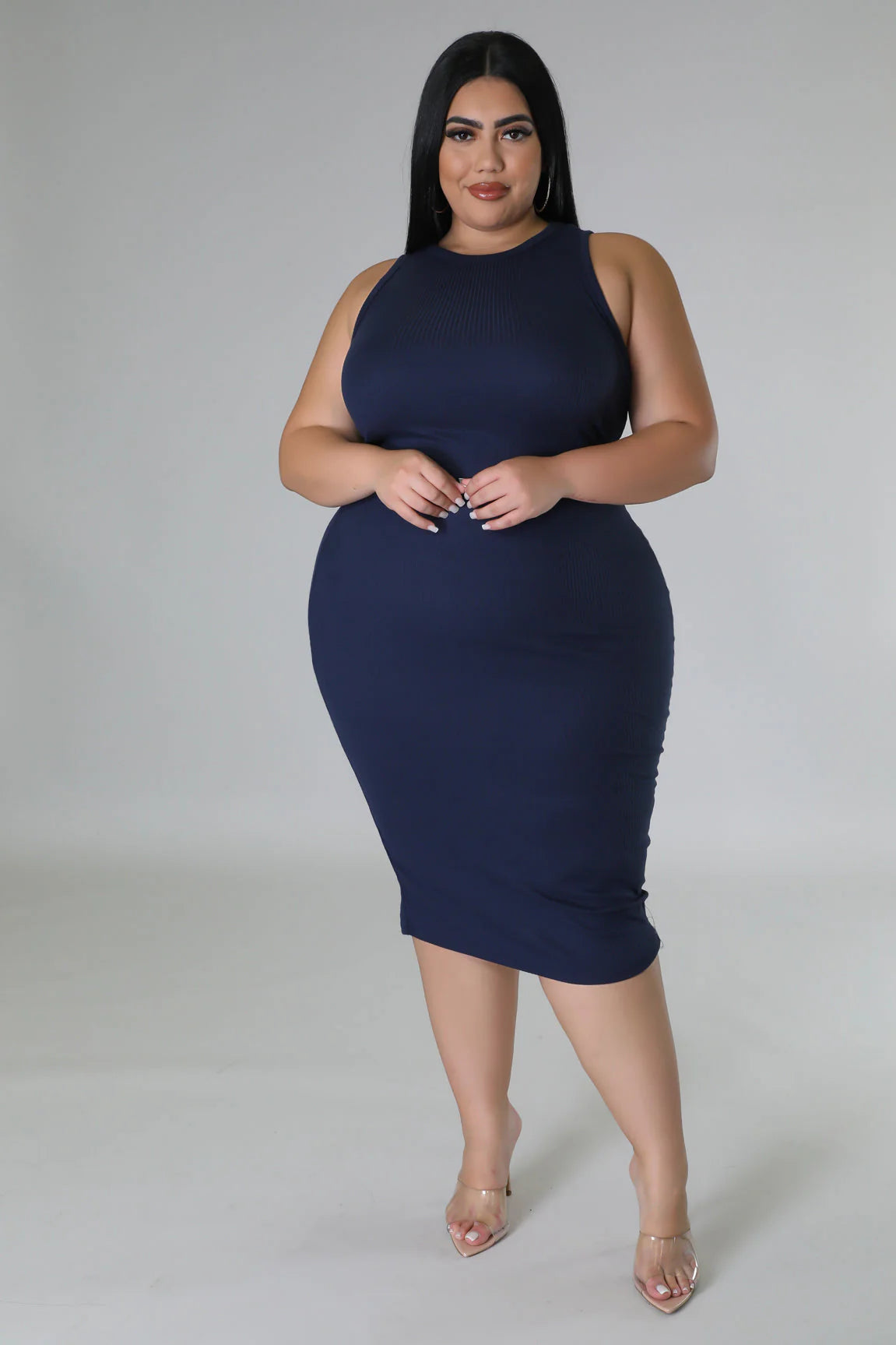 
  
  Navy Blues Dress
  
