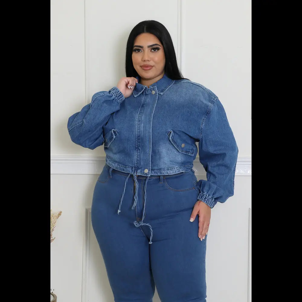 
  
  Confidence in Denim Top
  
