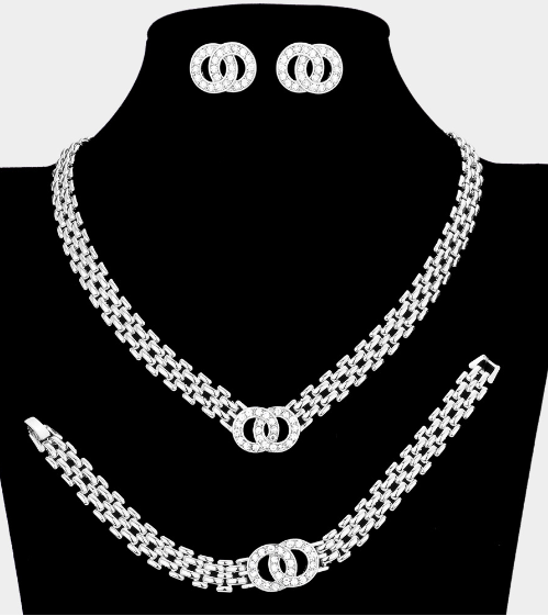 
  
  Double O Necklace Set
  
