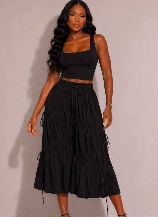
  
  Gathered Grace Bermuda Shorts
  
