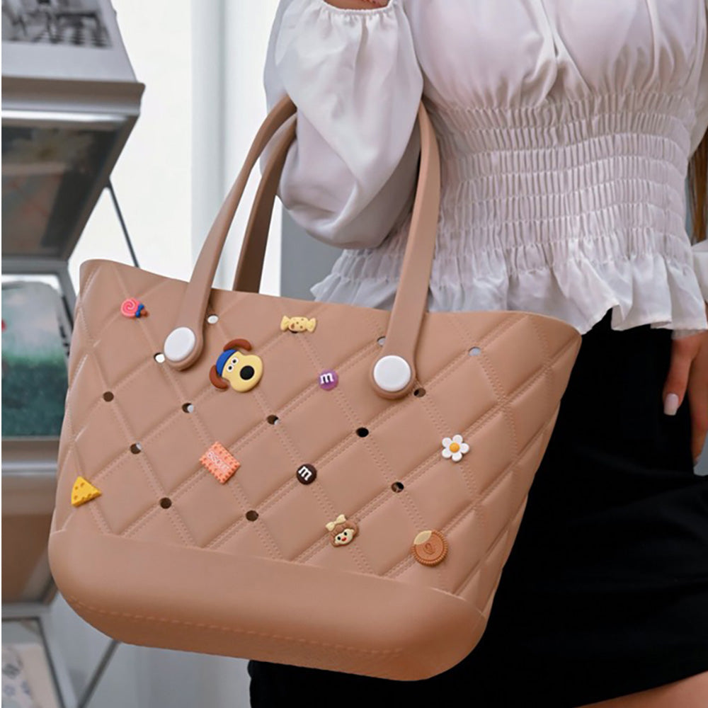 
  
  Silicone Charm Tote
  
