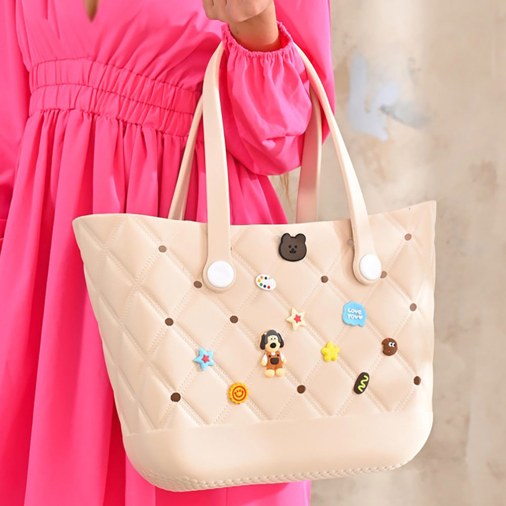 
  
  Silicone Charm Tote
  
