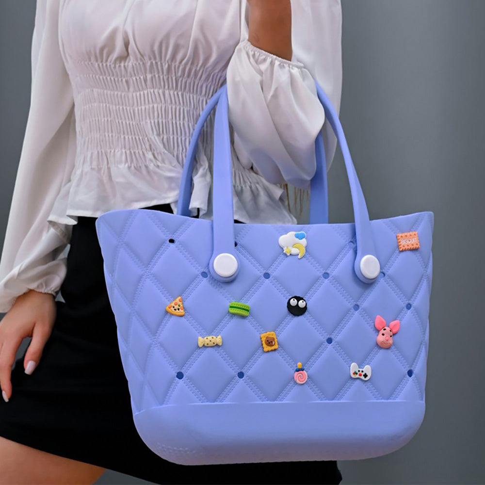 
  
  Silicone Charm Tote
  
