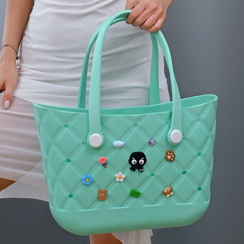 
  
  Silicone Charm Tote
  
