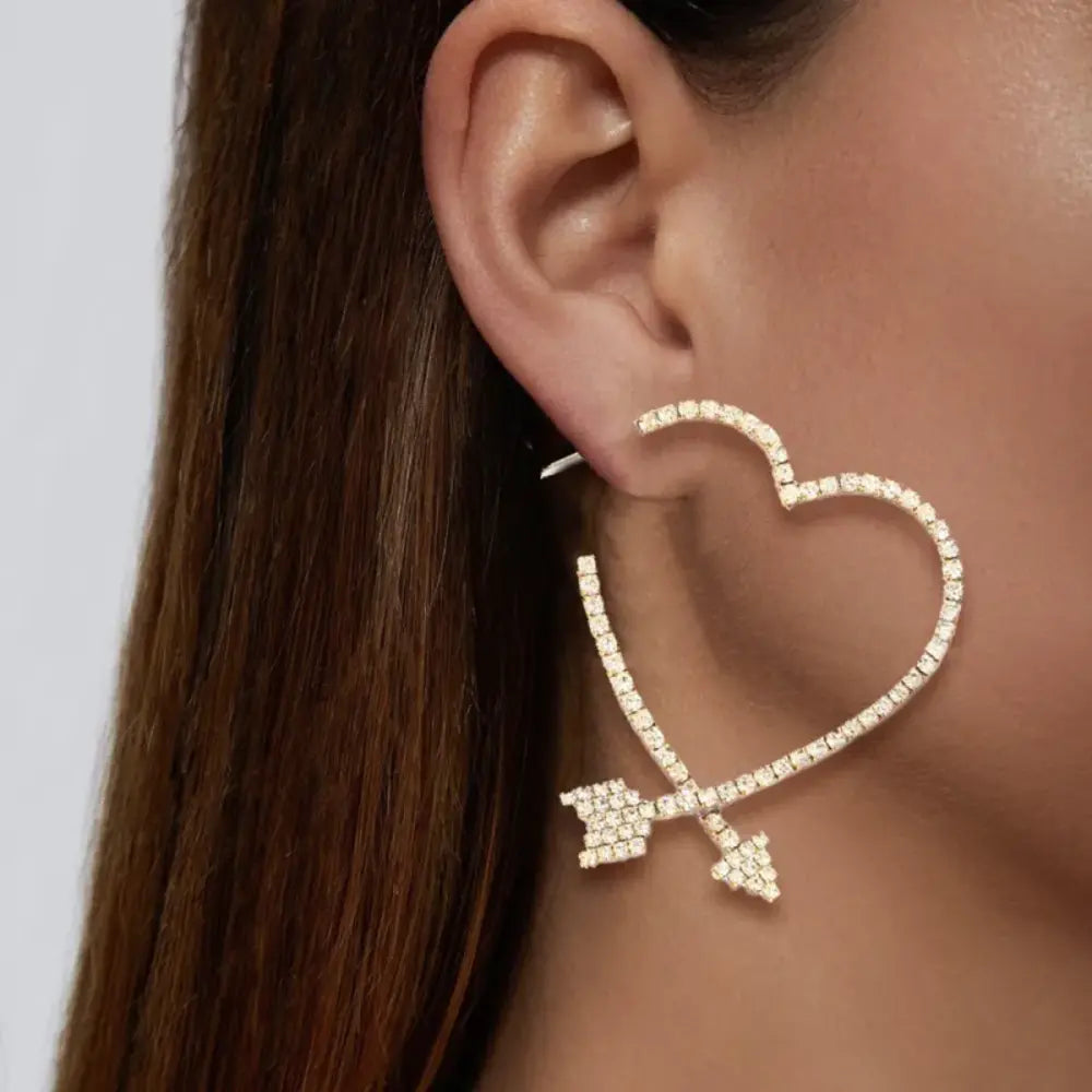 
  
  Heart and Arrow Earrings
  
