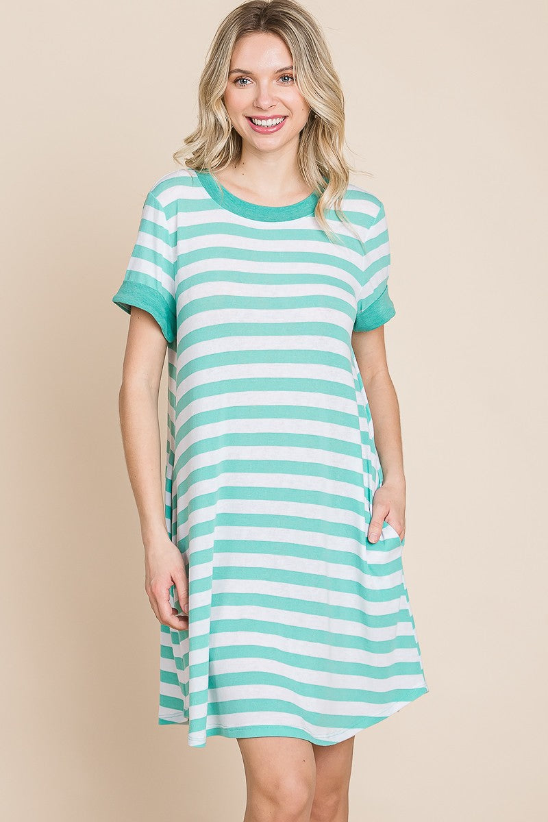 
  
  No Stars, All Stripes Dress
  
