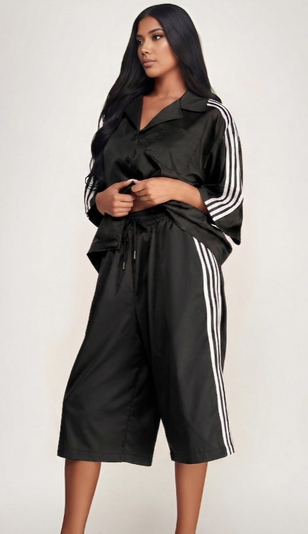 
  
  Stripes Two-Piece Set
  
