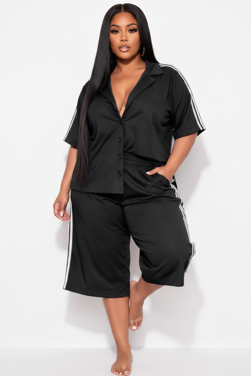 
  
  Stripes Two-Piece Set
  
