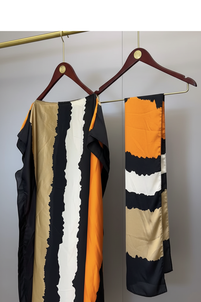 
  
  Golden Kimono / Scarf
  
