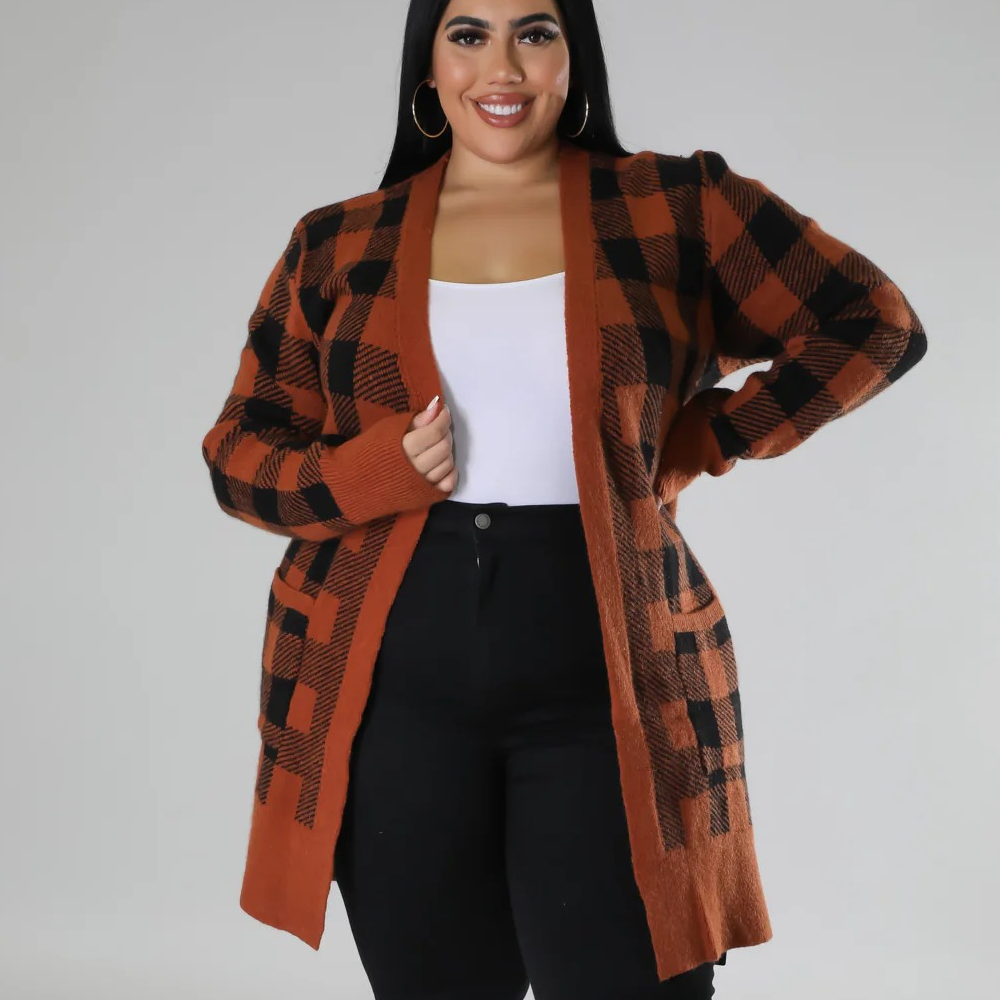 Plaid It Is Cardigan – Fabulous and Lavish Boutique