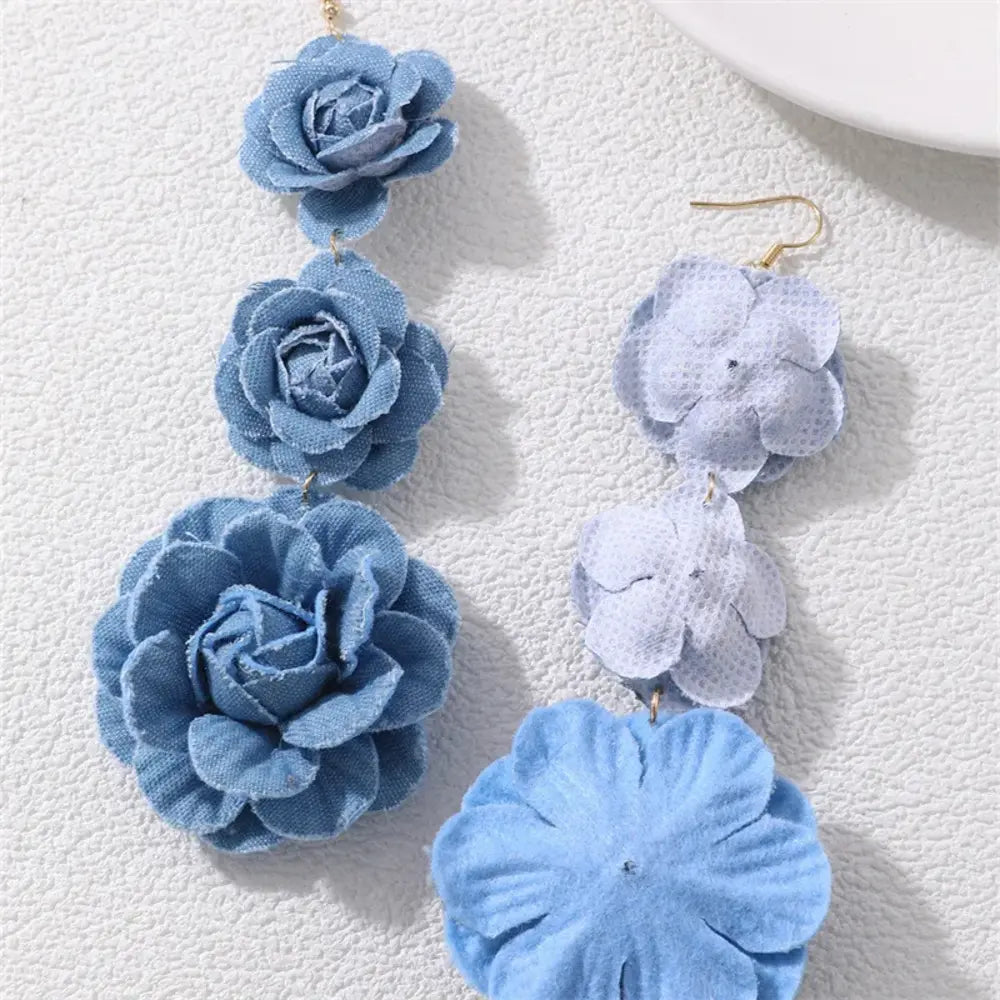 
  
  Diva Denim Drop Earring
  
