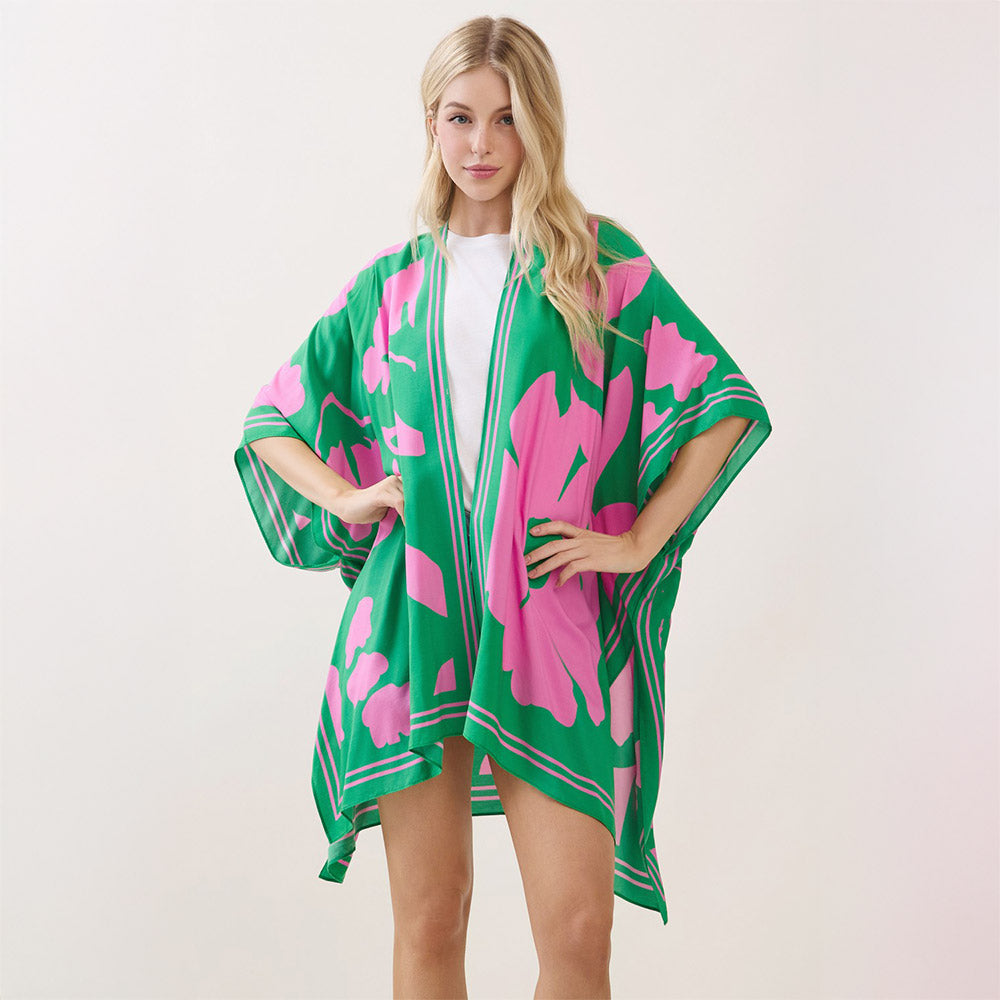 
  
  Leaf and Flower Kimono
  
