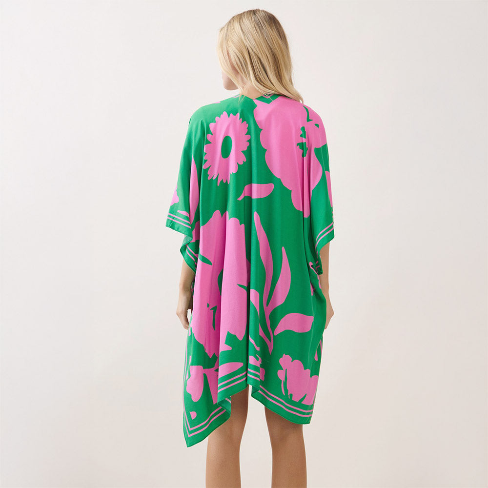 
  
  Leaf and Flower Kimono
  
