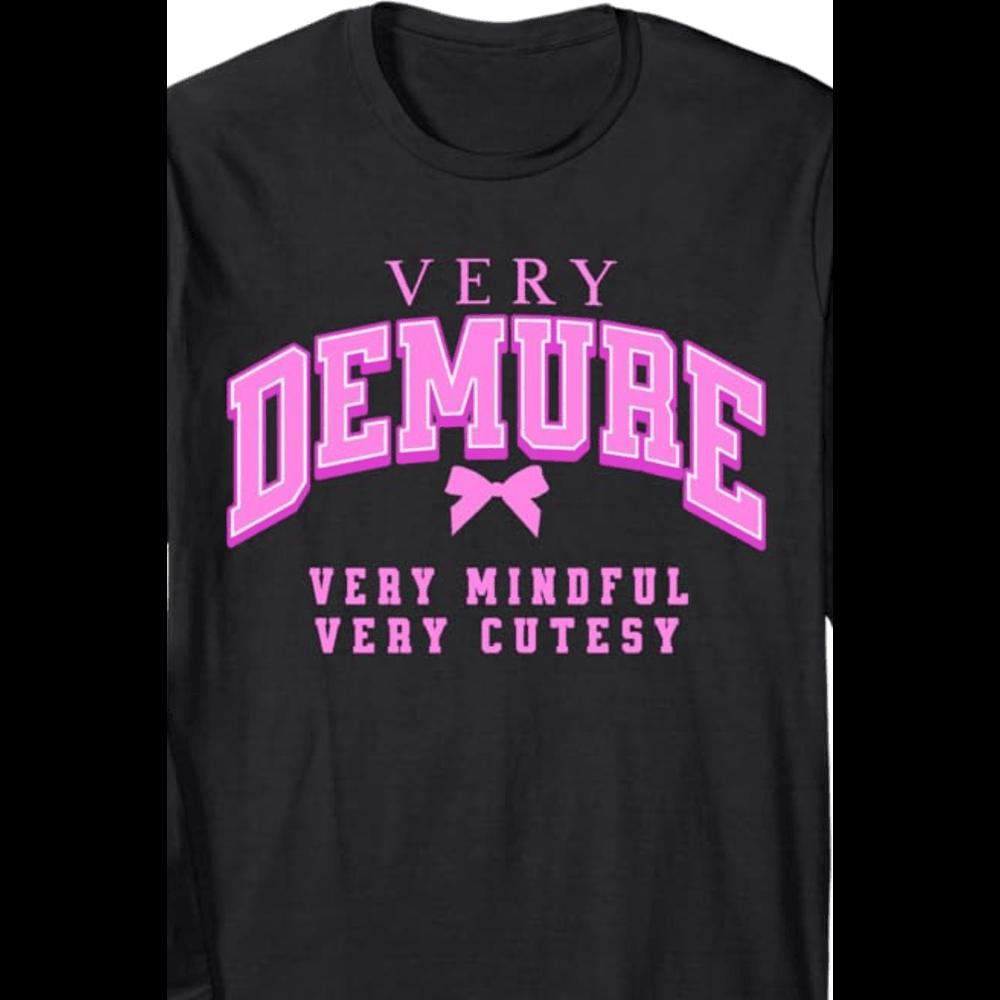 
  
  Demure T-shirt
  
