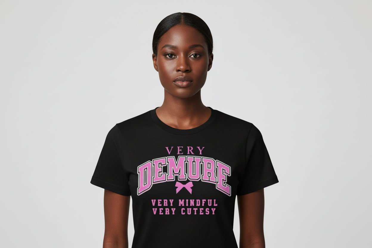 
  
  Demure T-shirt
  

