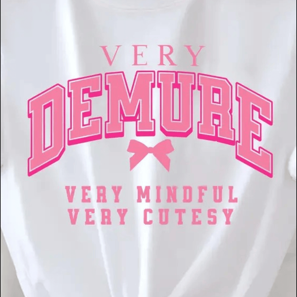 
  
  Demure T-shirt
  
