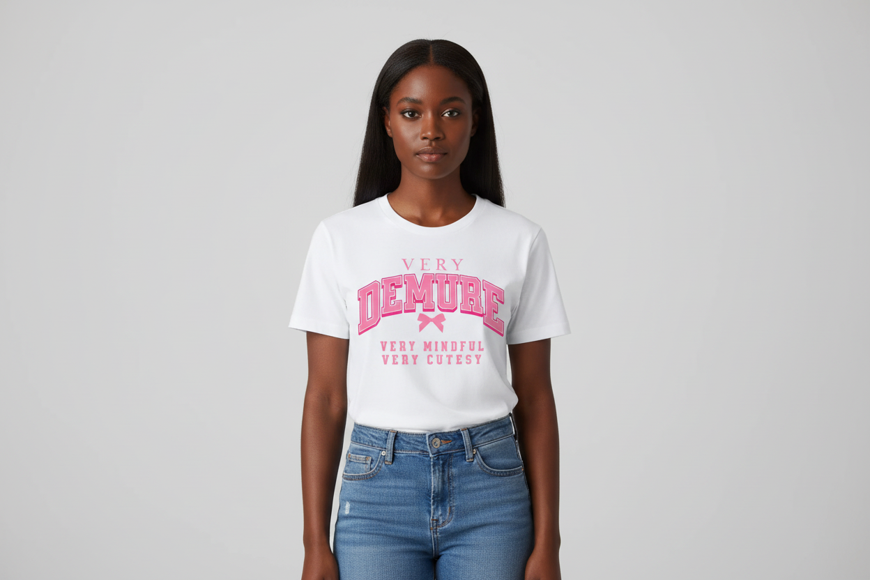 
  
  Demure T-shirt
  
