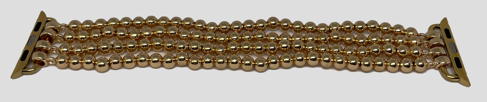 
  
  Gold Beaded Watch Band
  
