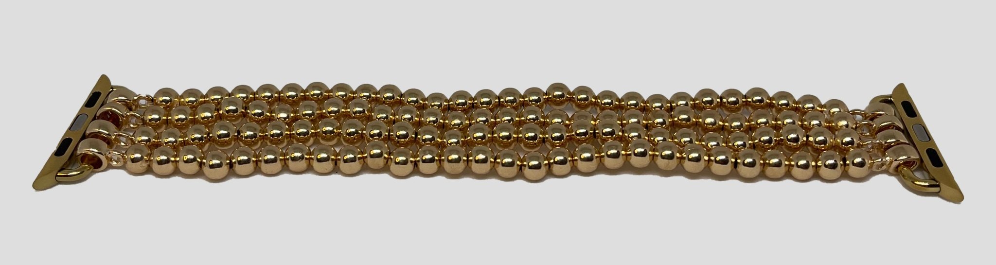 
  
  Gold Beaded Watch Band
  
