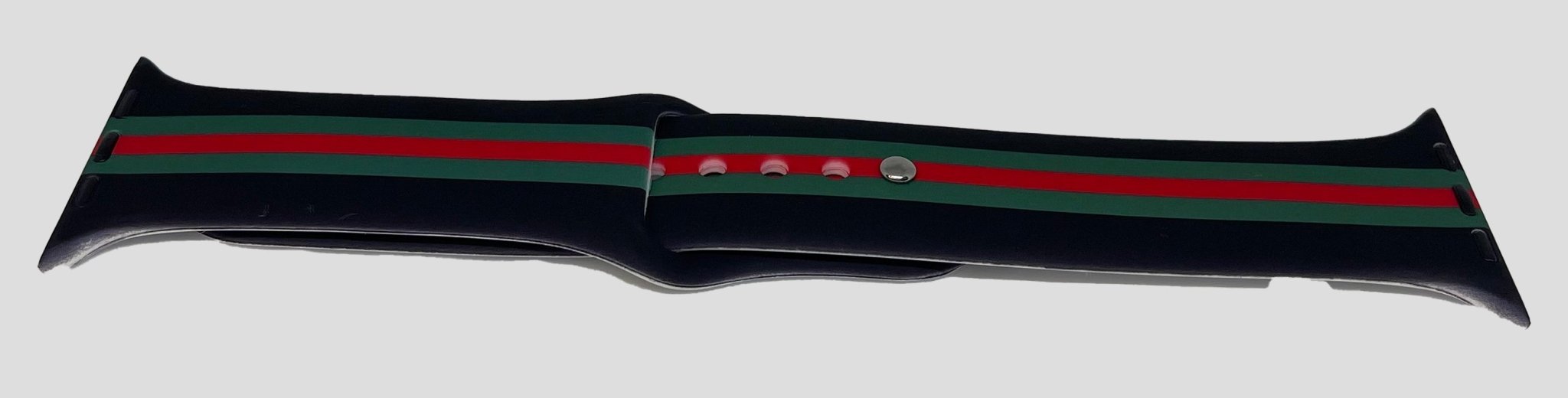 
  
  Green & Red Striped Watch Band
  
