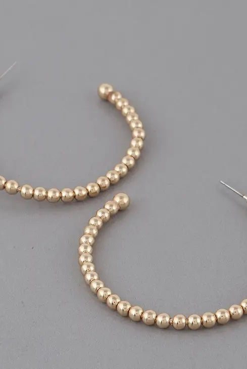 
  
  Metal Beads Earrings
  
