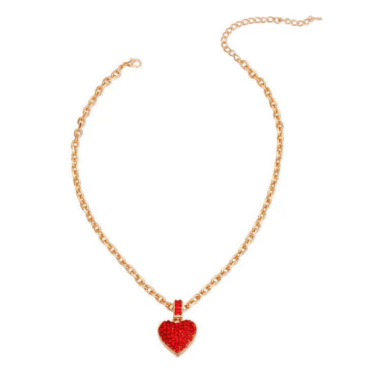 
  
  Charming 3D Heart Necklace
  
