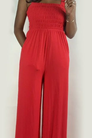 
  
  Stylish Red Jumpsuit - Trendy & Fashionable Design
  
